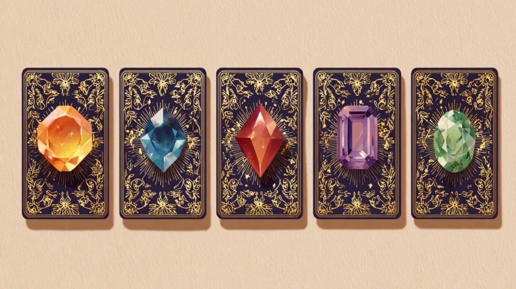 직장 타로 운세 카드 선택